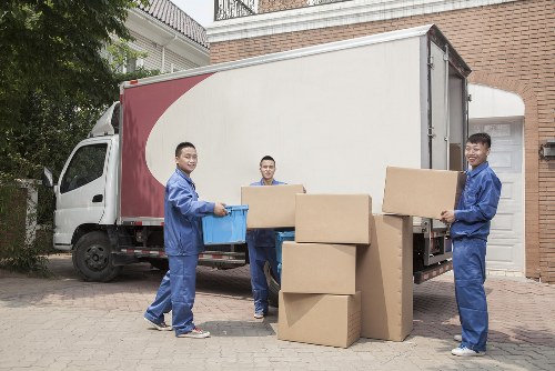 Removal team planning a move in West Hampstead with local street access