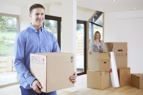 Organised office relocation materials for a West Hampstead commercial move