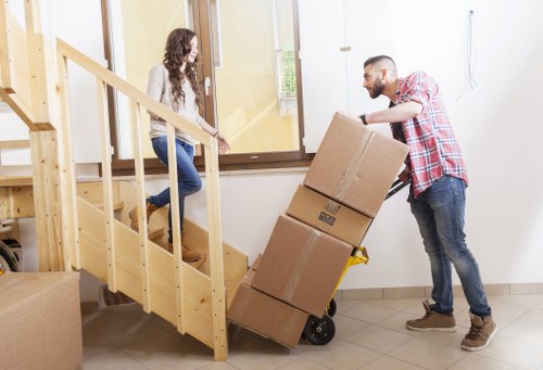 Office packing supplies for business relocation in West Hampstead